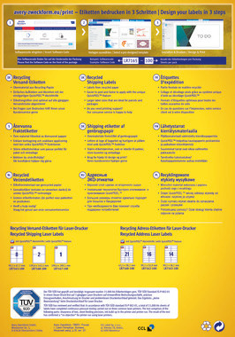 Etichette di spedizione in carta riciclata 2