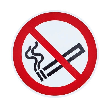 Cartello di divieto “Vietato fumare”