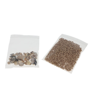 Sacchetto con chiusura a pressione terra, BIO-LDPE 1
