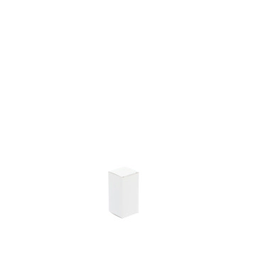 Scatola di cartoncino teso, 40 x 40 x 80 mm, bianca, 400 g/m²