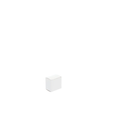 Scatola di cartoncino teso, 60 x 40 x 55 mm, bianca, 400 g/m²