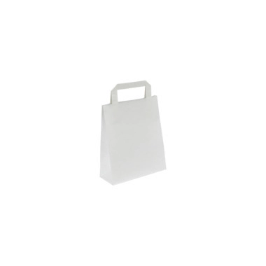 Sacchetto in carta Topcraft, bianco, 180 x 80 x 220 mm, 70 g/m²
