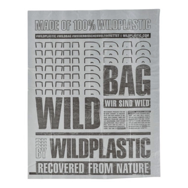 Sacchetto per rifiuti Wildbag terra, 100% plastica abbandonata, 35 l 2
