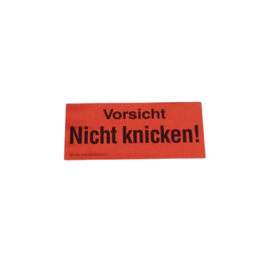 Etichette segnaletiche adesive Non piegare!, 145 x 70 mm