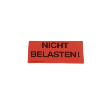 Etichette segnaletiche adesive Non caricare!, 145 x 70 mm