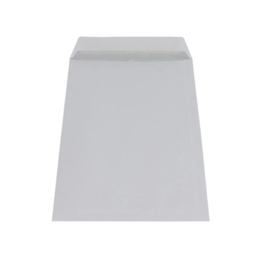 Busta da lettera DIN B4, bianca, chius. con striscia ades., 120 g/m², unità 250
