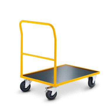 Carrello con manico pieghevole senza pareti 2