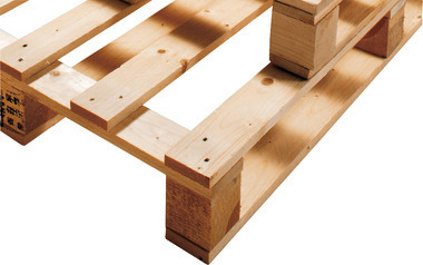 Pallet a perdere, 600 x 400 x 118 mm, 1/4 Europallet, inforc. 2 lati, peso 4 kg 5