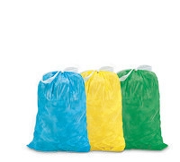 Sacchi colorati per rifiuti