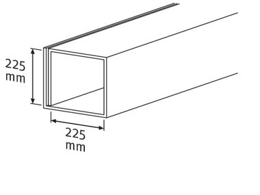 Cartone ondulato in modulo continuo,  100 x 100 mm, 516 mm (larg.), lung. 600 m 11