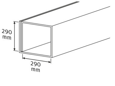 Cartone ondulato in modulo continuo, 290 x 290 mm, 1490 mm (larg.), lung. 183 m 14