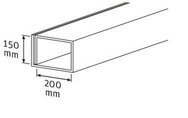 Cartone ondulato in modulo continuo, 150 x 200 mm, 888 mm (larg.), lung. 183 m 18