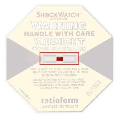 Indicatore d'urto Shockwatch® 4