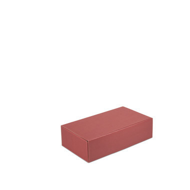 Confezione regalo a onda nuda per bottiglie, per 2 bottiglie, bordeaux, a partire da 8 pz.