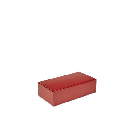 Confezione regalo per bottiglie con texture, per 2 bottiglie, bordeaux, a partire da 50 pz.