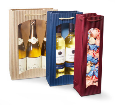 Sacchetti regalo ad onda nuda con finestra 1