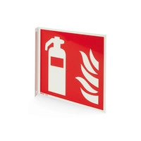 Cartello a bandiera antincendio “Estintore”