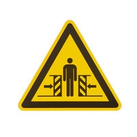 Cartello di pericolo “Pericolo di schiacciamento”