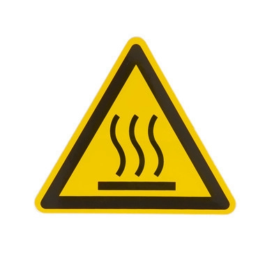 Cartello di pericolo “Pericolo superficie calda”